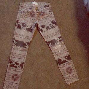 Printed Current Elliot jeans